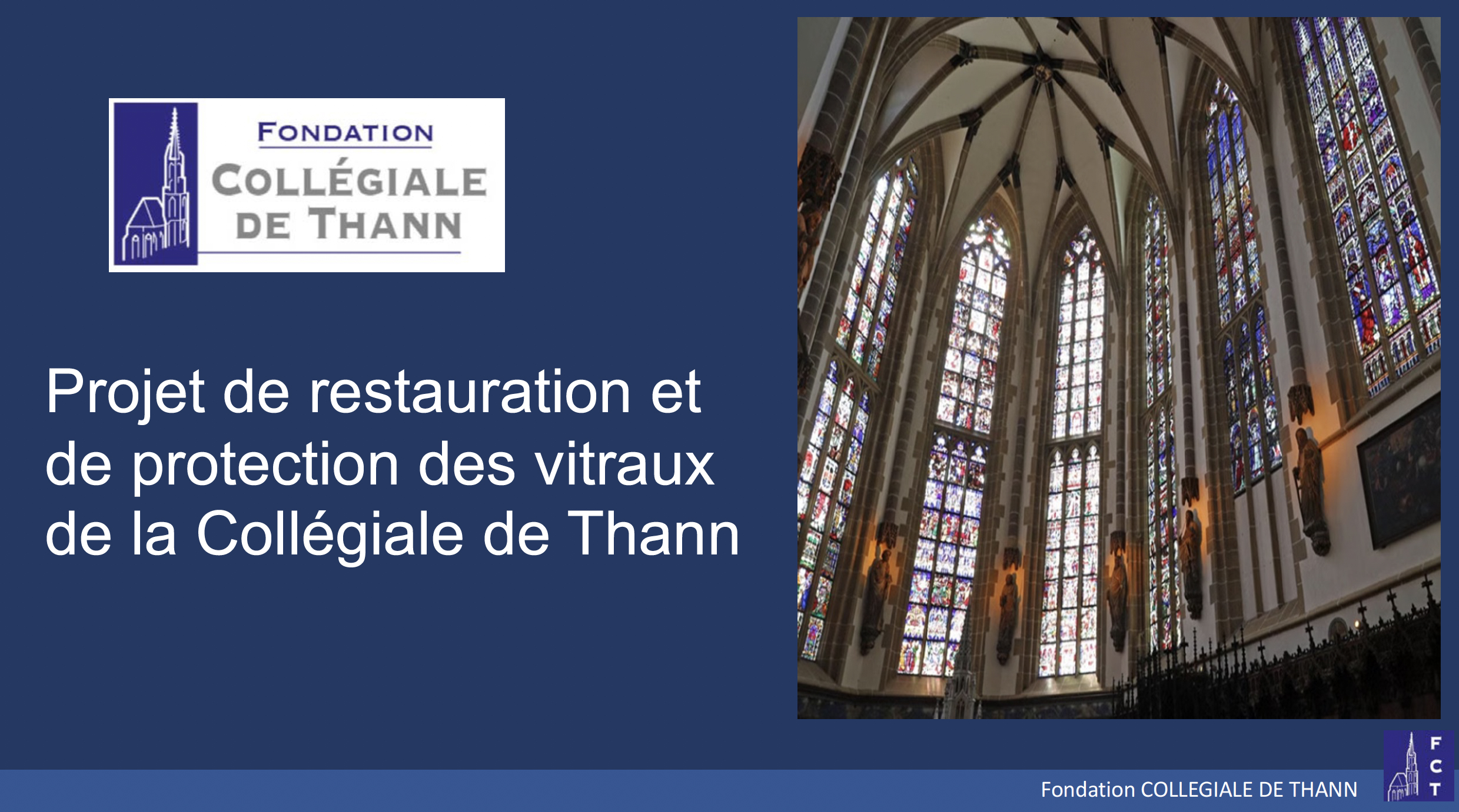 Visuel projet restauration vitraux